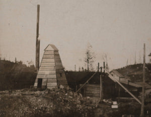 1909  Canada photo postcard  Drummond Mine Giroux Ontario