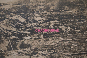 Guerre 14-18 CPA tranchée française après bataille Chilly-Somme
