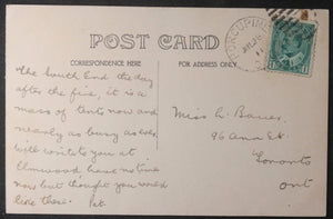 1911 Canada photo postcard aftermath Porcupine Ontario Great Fire