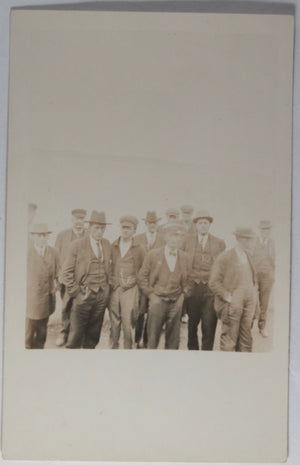 c.1910 Canada Quebec set of 6 RPPC photo postcards hunters at camp