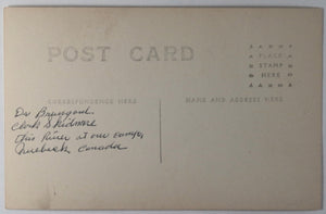 c.1910 Canada Quebec set of 6 RPPC photo postcards hunters at camp