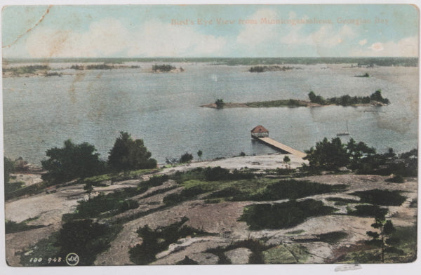 1907 Canada postcard Minnicoganashene Georgian Bay