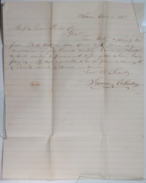 1841 USA letter NH Representative Wheeler to Boston merchant Pierce