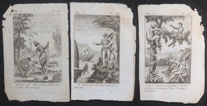 1811 France Paris 18 gravures Robinson Crusoé Tomes 1-4