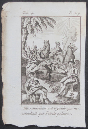 1811 France Paris 18 gravures Robinson Crusoé Tomes 1-4