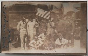 WW1 1918-19 set of 8 photos UK/France USA AEF 199th aero squadron