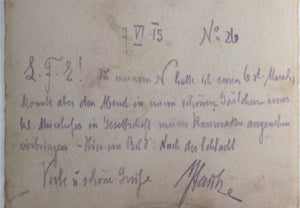 1915 WW1 battlefield burial Austrian-Hungarian soldiers KIA (Italy?)