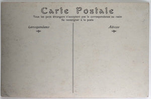 c. 1907 France carte postale dirigeable ‘Le Patrie’ sortie du hangar