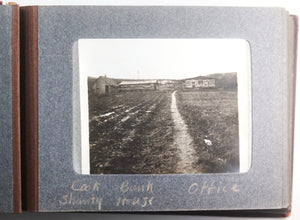 1907-08 Canada photo album Munroe Siding Lumber Camp Northern Ontario