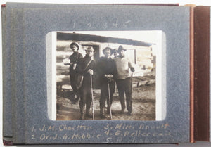 1907-08 Canada photo album Munroe Siding Lumber Camp Northern Ontario