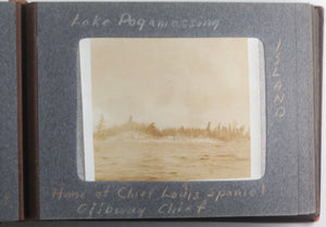 1907-08 Canada photo album Munroe Siding Lumber Camp Northern Ontario