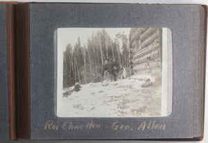 1907-08 Canada photo album Munroe Siding Lumber Camp Northern Ontario