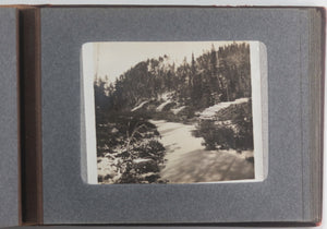 1907-08 Canada photo album Munroe Siding Lumber Camp Northern Ontario