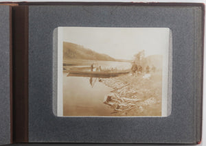 1907-08 Canada photo album Munroe Siding Lumber Camp Northern Ontario
