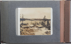 1907-08 Canada photo album Munroe Siding Lumber Camp Northern Ontario