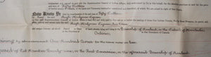 1929 Canada Federal Indian Land Sale Manitoulin Island (ON)