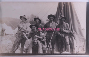 c. 1910s USA three photos soldiers Mexican Border mobilization(?)