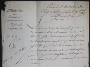 1810 France Ministre Finances Gaete blocus britanniques marchandises