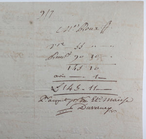 1788 Messageries Royales, caisse de monnaie Lyon à Marseille