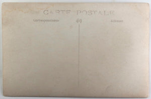 WW1 France photo postcard military casualty in battlefield