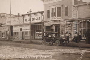 c. 1910 USA RPPC photo postcard Main Street Atkinson Nebraska