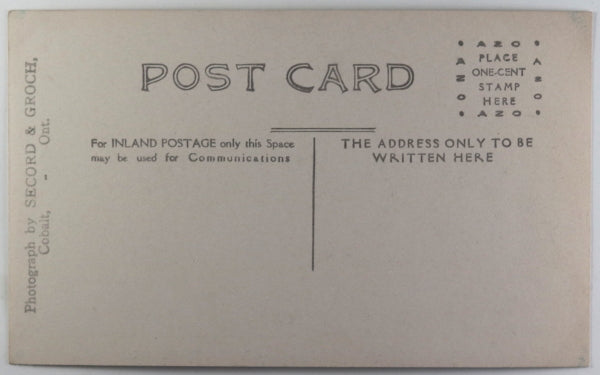 c.1908 Canada photo postcard Cobalt ON Nova Scotia Silver mine