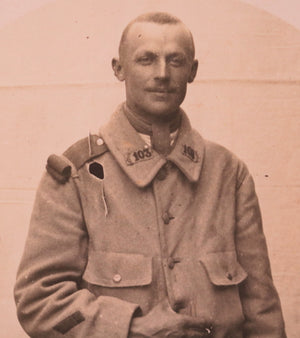 Guerre 14-18 France carte postale photo soldat 103e Régt. (1914-15)