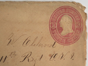 1863 Civil War USA letter Ohio to 111th OVI East Tennessee