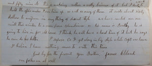 1863 Civil War USA letter Ohio to 111th OVI East Tennessee