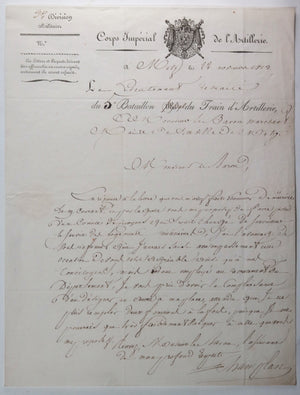 1813 Metz Empire Corps Impérial Train Artillerie, logements militaires