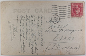 c.1911 USA photo postcard Roosevelt speaking Tacoma WA school stadium