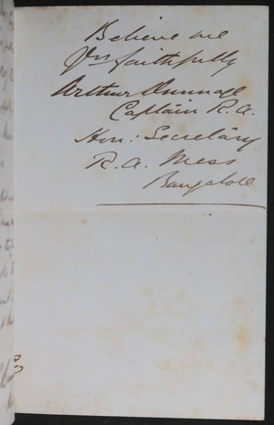1880 India Bangalore Royal Artillery Mess (UK) Bordeaux cognac order