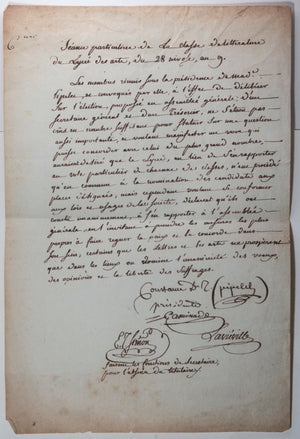 1801 Paris Constance de Théis, femme de lettres, Lycée des Arts 