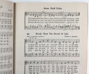 1937 Canada hymn pamphlet Ontario Christian Endeavor Union convention