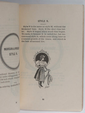 1896 USA Chicago Morgan & Wright bicycle tire catalog