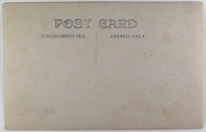 c. early 1900s USA RPPC postcard small town young men’s baseball team