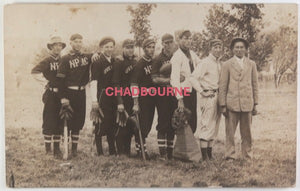 c. 1910s USA RPPC postcard photo baseball teams