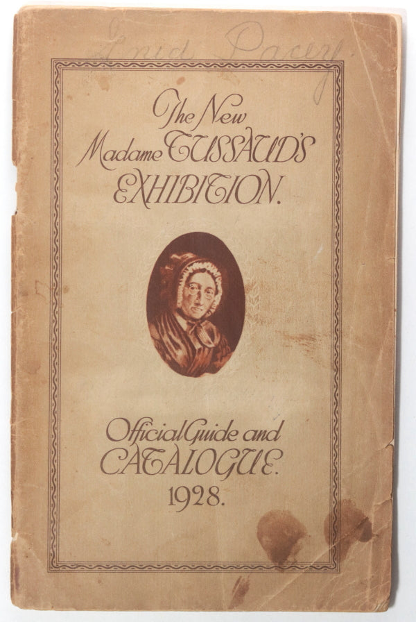 1928 UK catalogue for New Madama Tussaud’s Exhibition