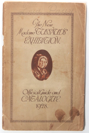 1928 UK catalogue for New Madama Tussaud’s Exhibition