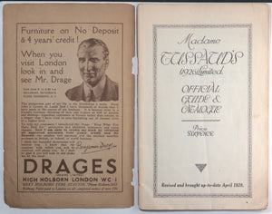 1928 UK catalogue for New Madama Tussaud’s Exhibition