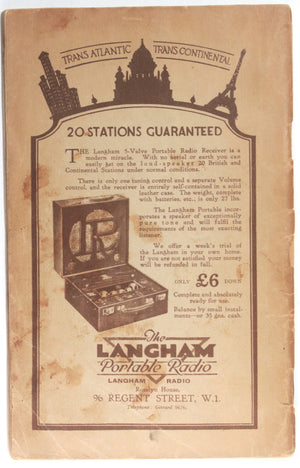 1928 UK catalogue for New Madama Tussaud’s Exhibition