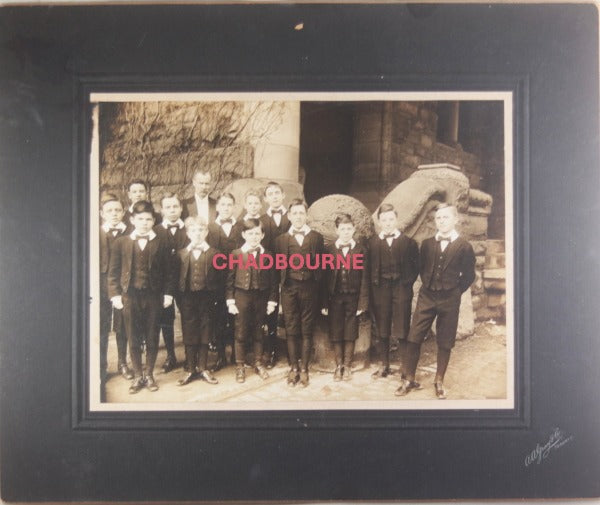 c. 1900 Canada Ontario class photo young students private school