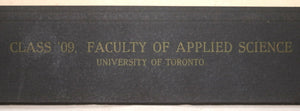 1909 Canada University of Toronto class photo Engineering