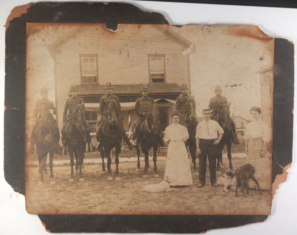 Early 1900s Canada photo of Royal North-West Mounted Police