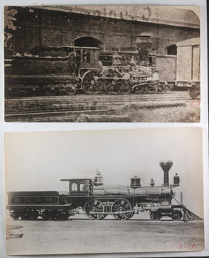 19th/20th USA photos of railway locomotives