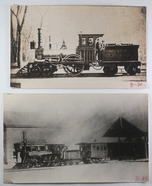 19th/20th USA photos of railway locomotives
