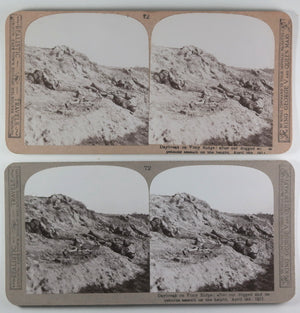1917 France WW1 stereo photos Canadian soldiers Vimy Ridge April 7th