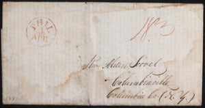 1832 USA Philadelphia letter appointment of missionary in NY state