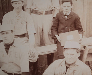 c. 1908 USA photo of 'G.F.E.' men's baseball team