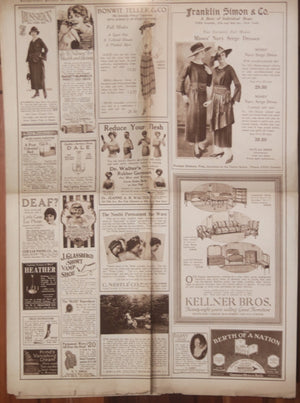 1918 USA WW1 New York Times rotogravure Picture Section August 11th 